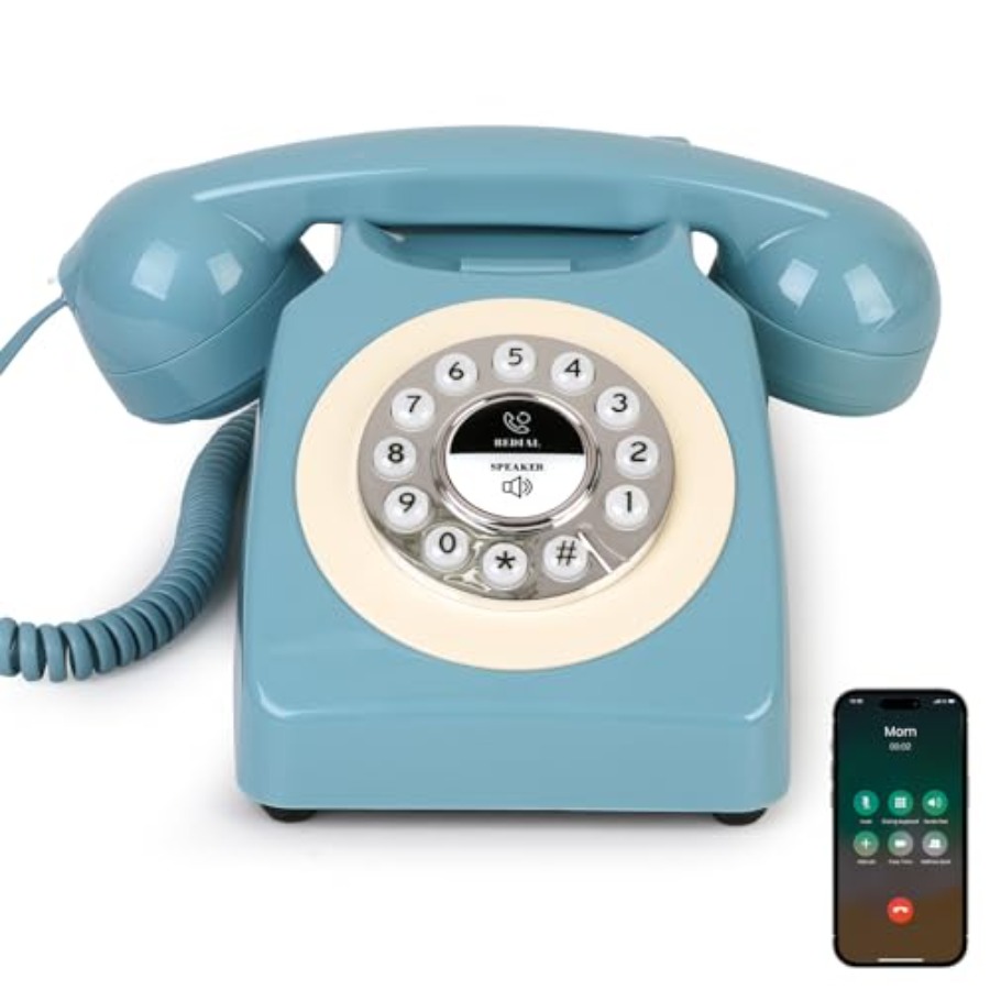 Bluetooth Landline Phone with  - Retro Handset Phone avaliação e preço