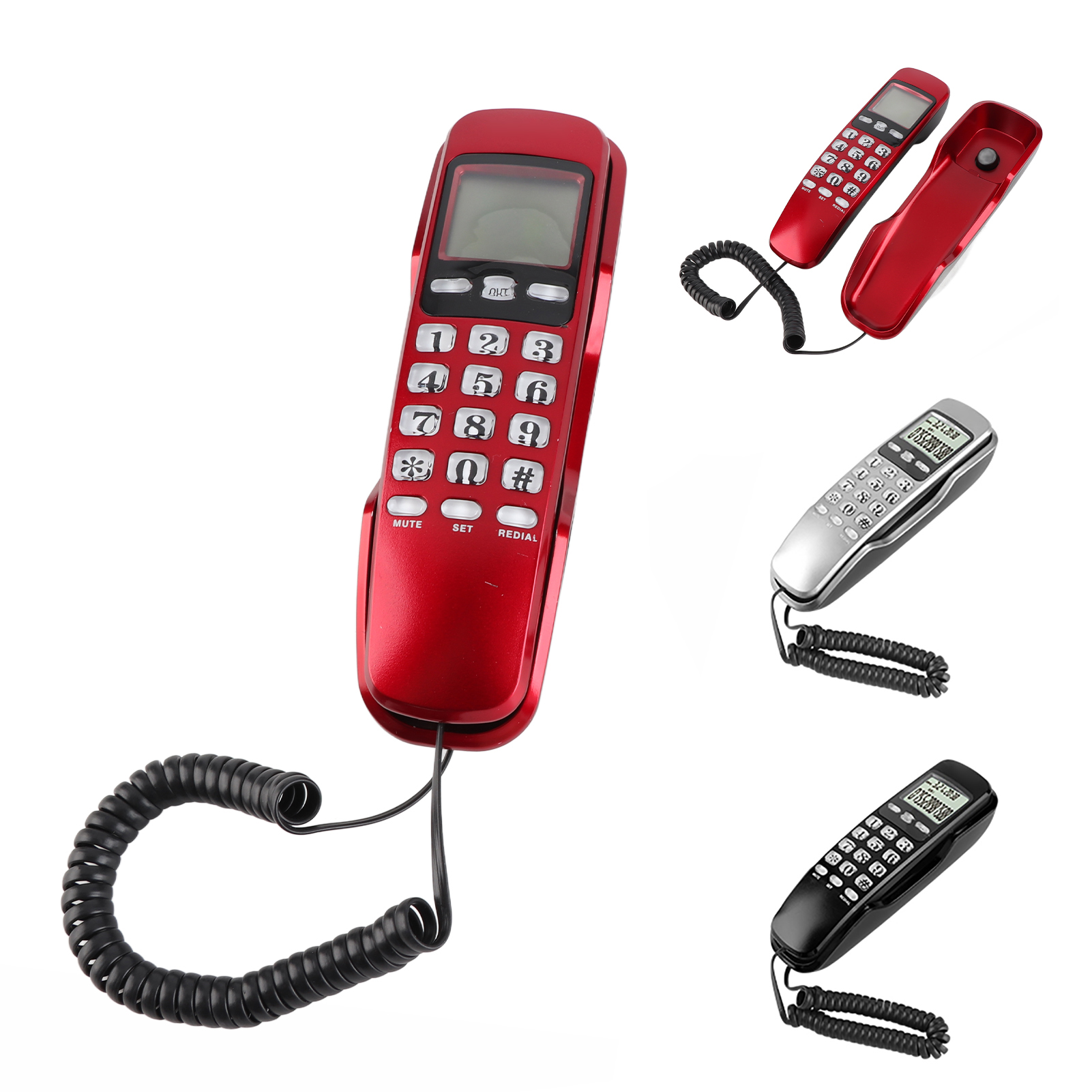 Home Telephone Mini Wall Telep - Retro Handset Phone avaliação e preço