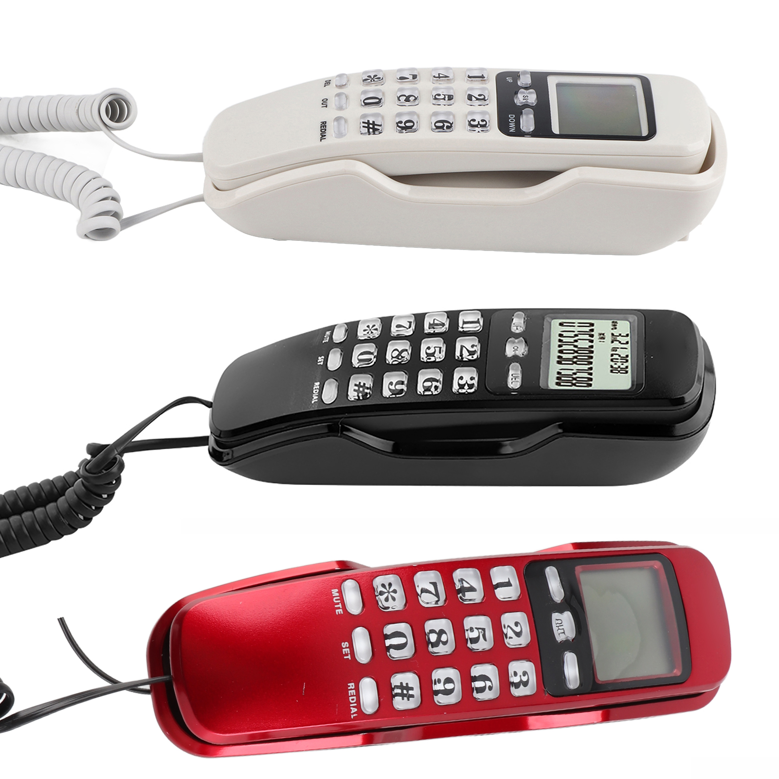 Home Telephone Mini Wall Telep - Retro Handset Phone avaliação e preço