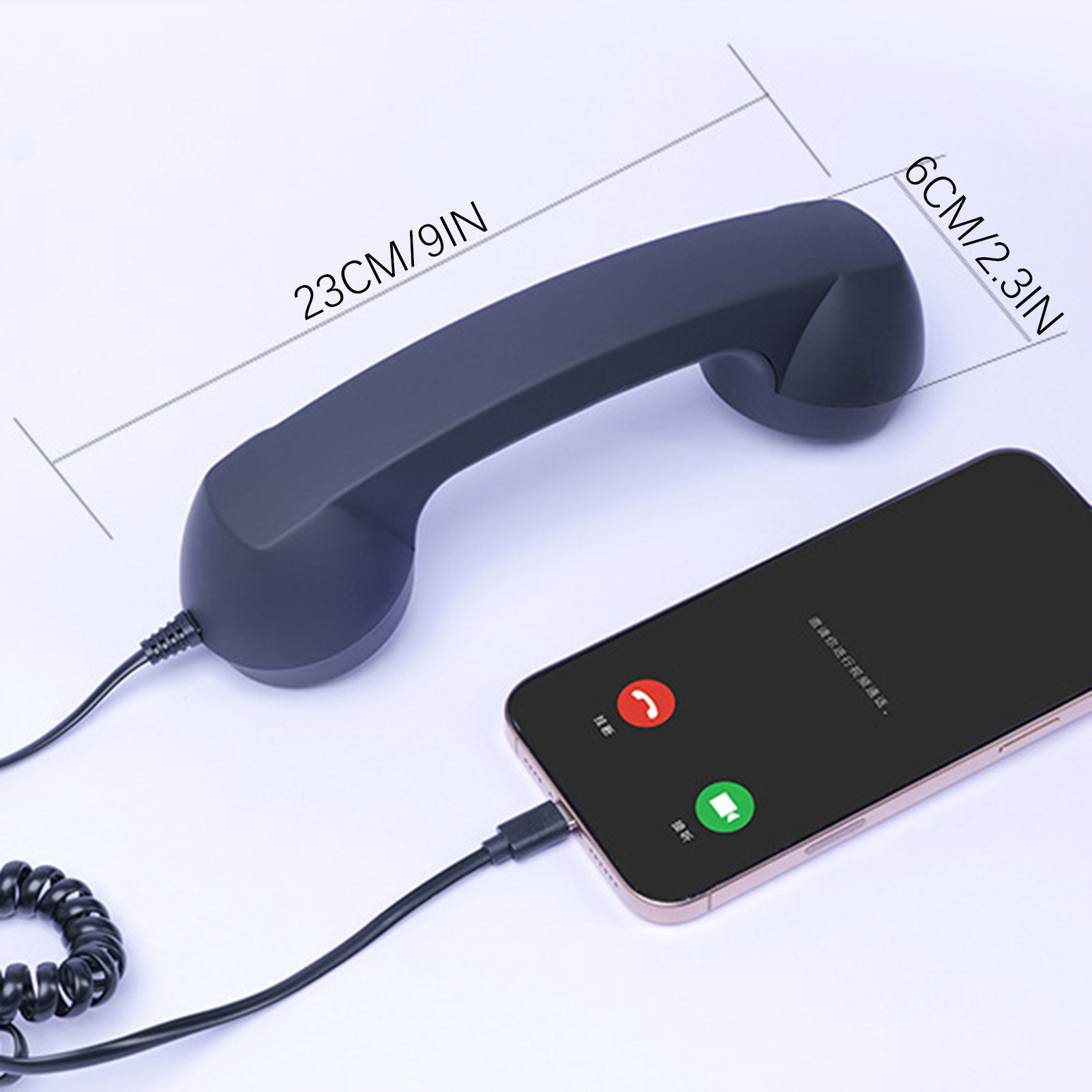 Retro Type C Telephones Handse - Retro Handset Phone avaliação e preço