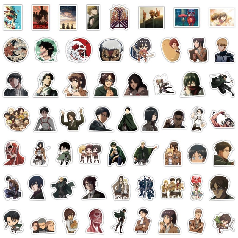 60Pcs Attack on Titan Anime St - Phone Accessories Japan avaliação e preço