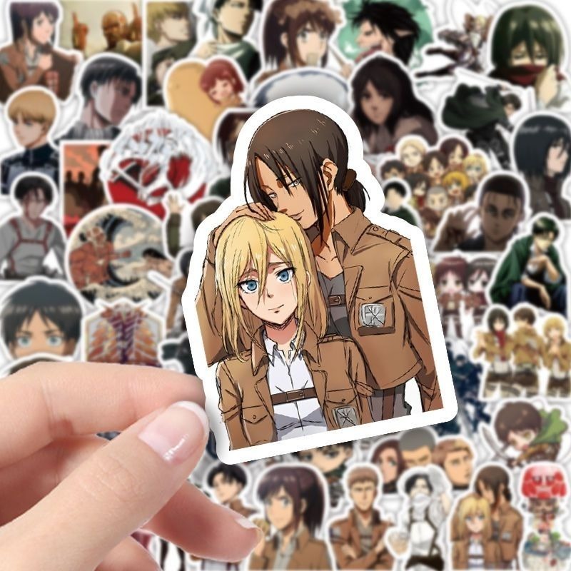 60Pcs Attack on Titan Anime St - Phone Accessories Japan avaliação e preço