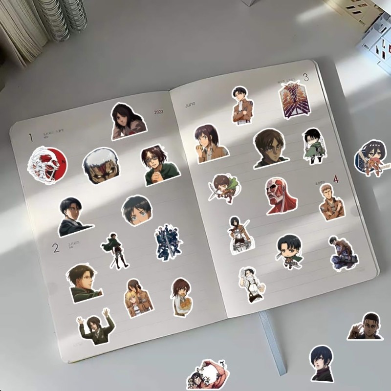 60Pcs Attack on Titan Anime St - Phone Accessories Japan avaliação e preço