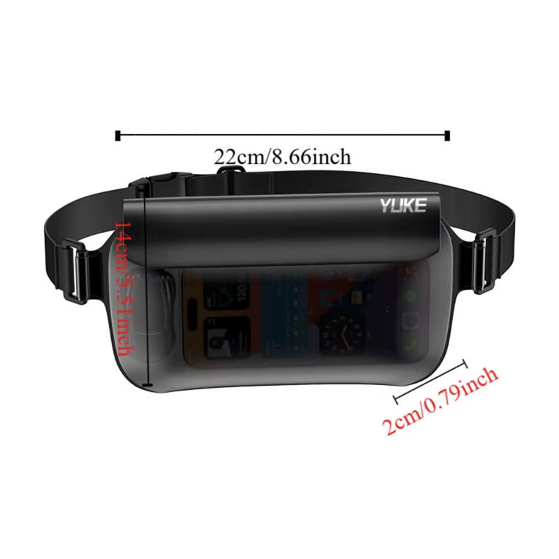 1PC Waterproof Waist Belt Bag  - Phone Accessories For Men avaliação e preço