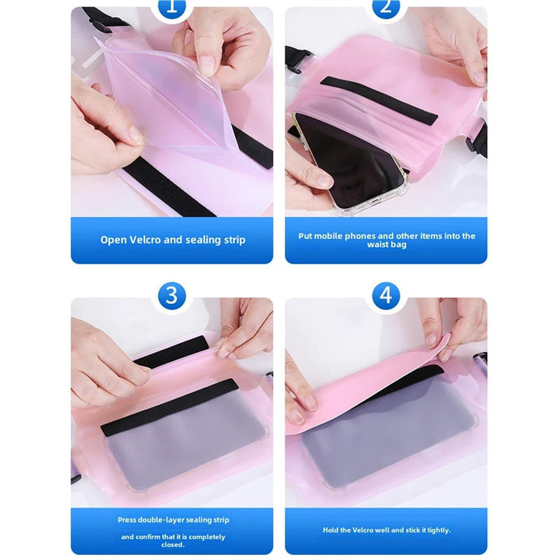 1PC Waterproof Waist Belt Bag  - Phone Accessories For Men avaliação e preço