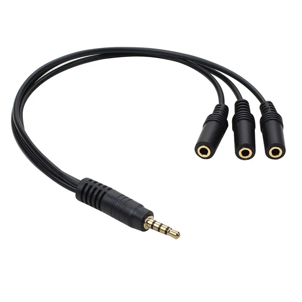 3.5mm TRRS Jack 1/8 Male To Fe - Earphone Splitter Jack avaliação e preço