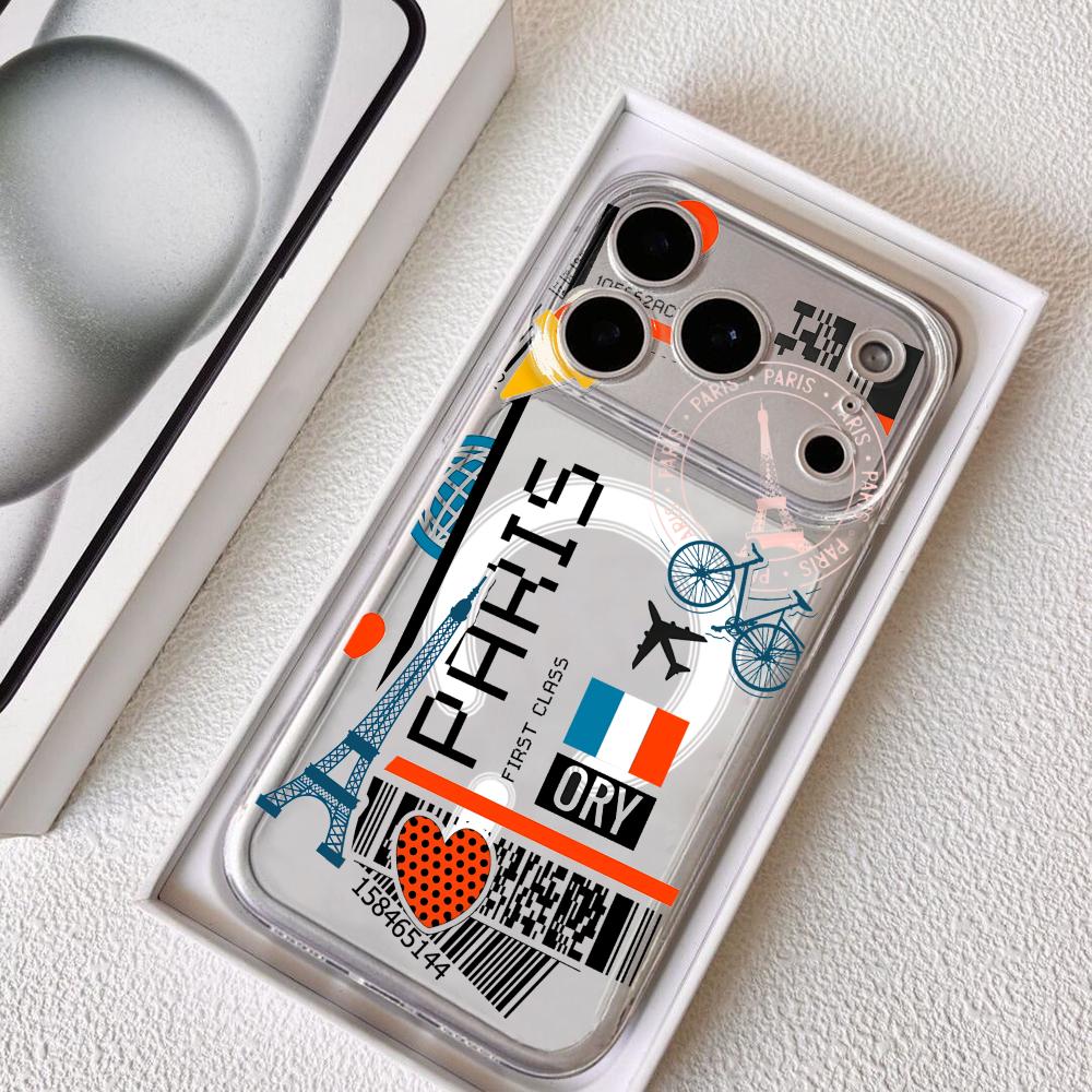 Plane Travel Ticket france Pho - Magnetic Phone Case avaliação e preço