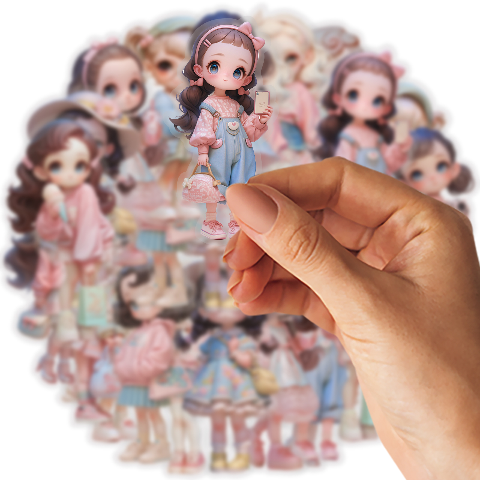 Etori Life 10Pcs Sweet Macaron - Phone Accessories Doll avaliação e preço