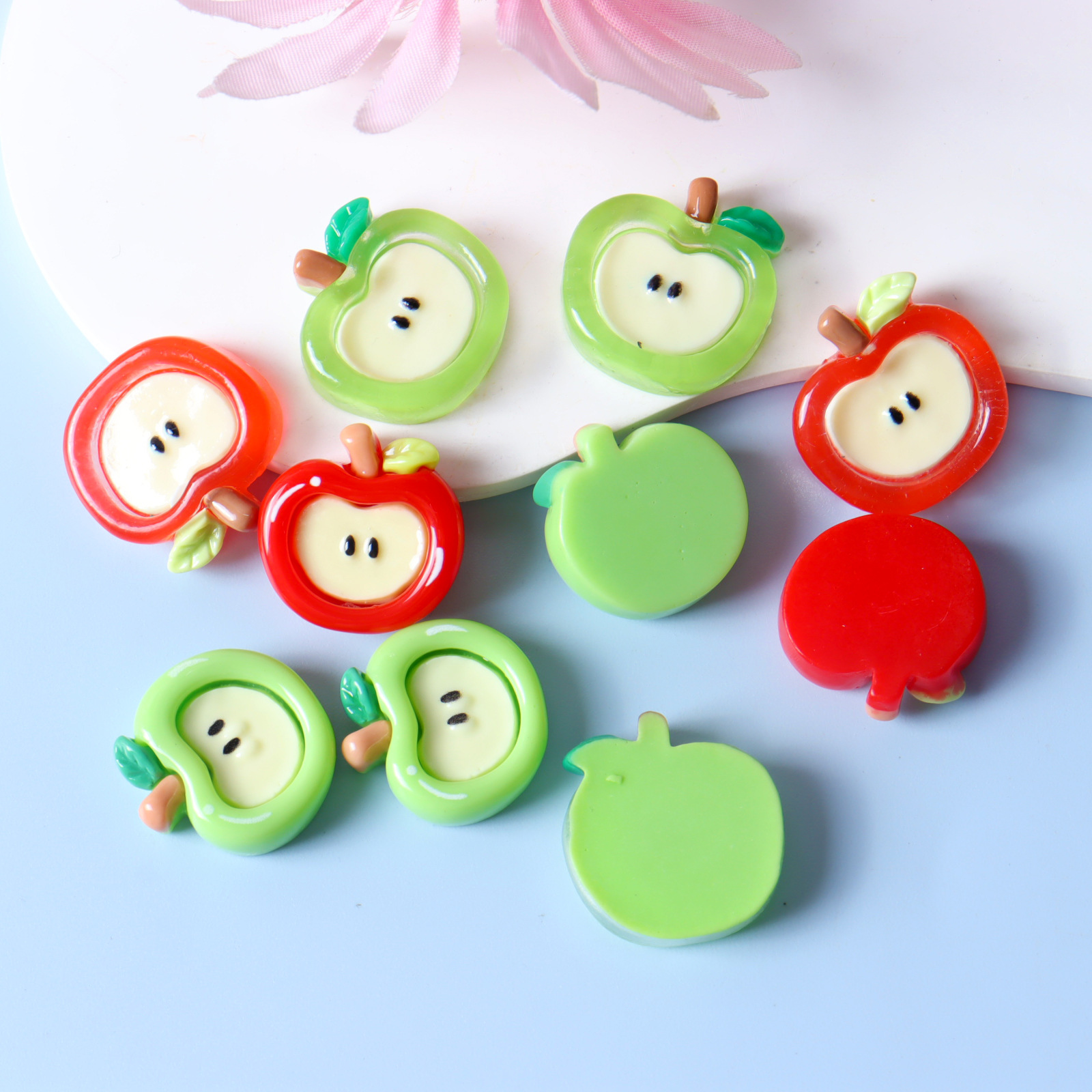 ZW45 10pcs Mini Fun Cute Resin - Phone Accessories Box Set avaliação e preço