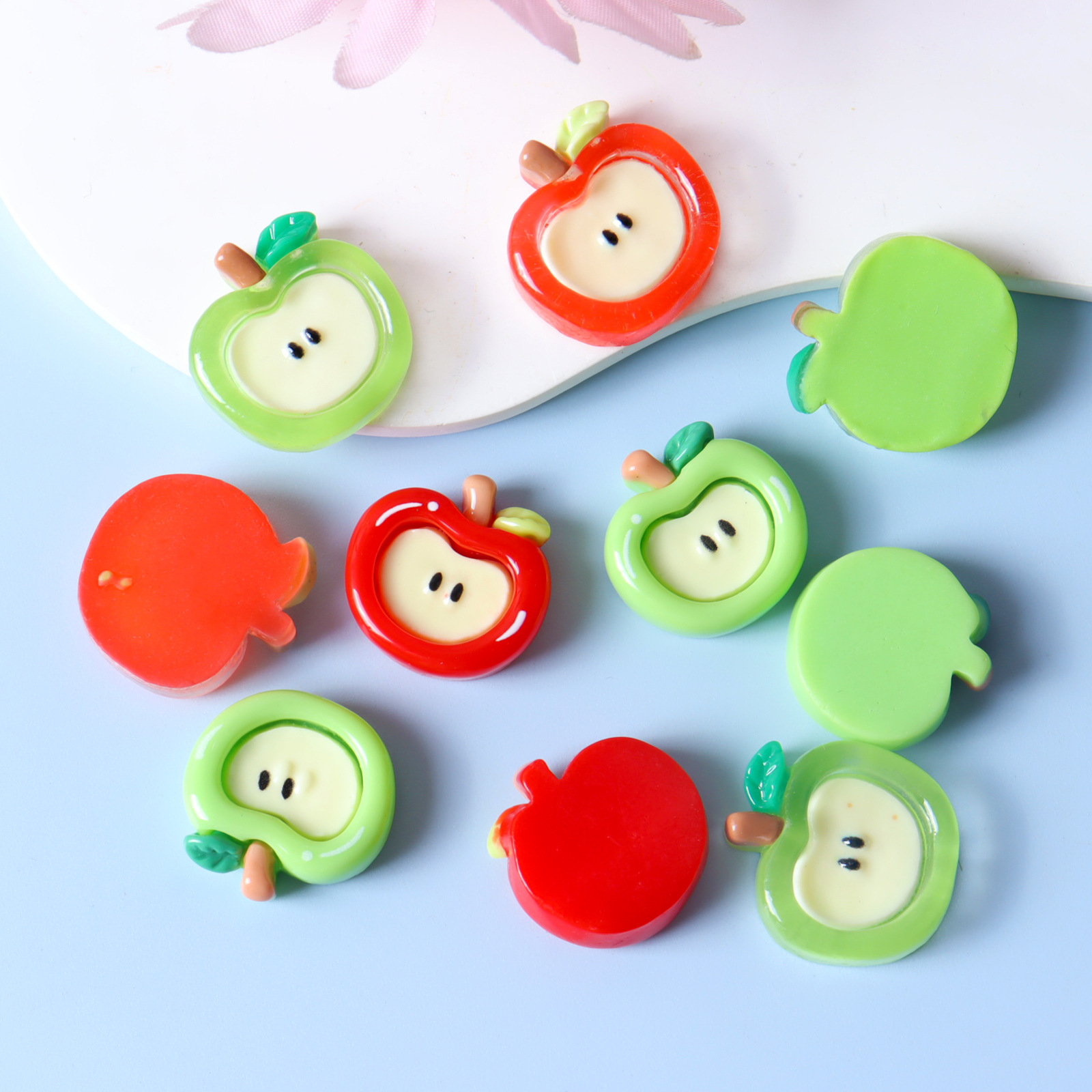 ZW45 10pcs Mini Fun Cute Resin - Phone Accessories Box Set avaliação e preço