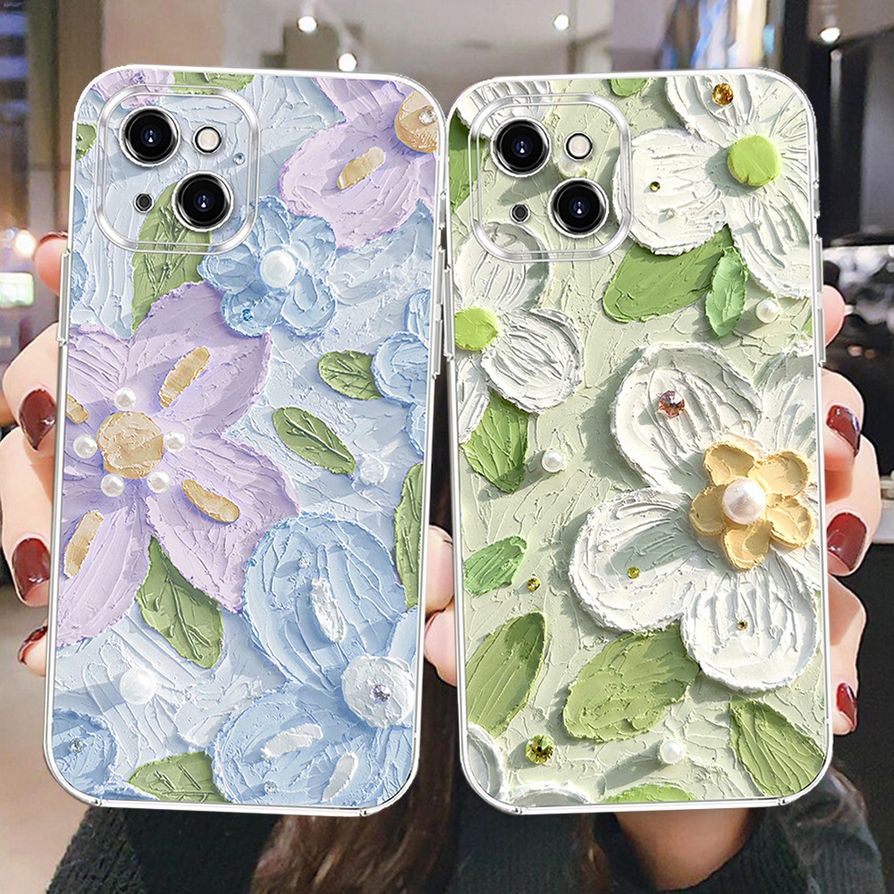 Phone Case 3D Oil Painting Flo - Phone Accessories Box Set avaliação e preço