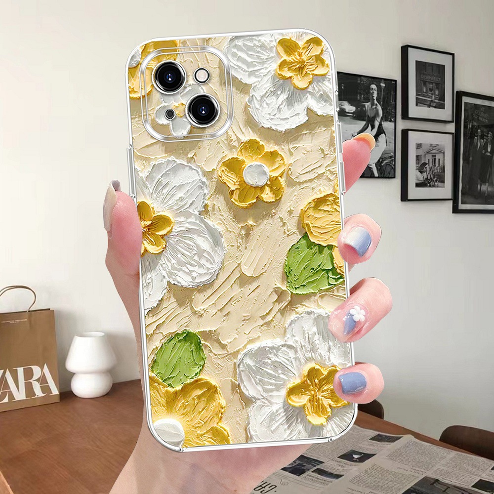 Phone Case 3D Oil Painting Flo - Phone Accessories Box Set avaliação e preço