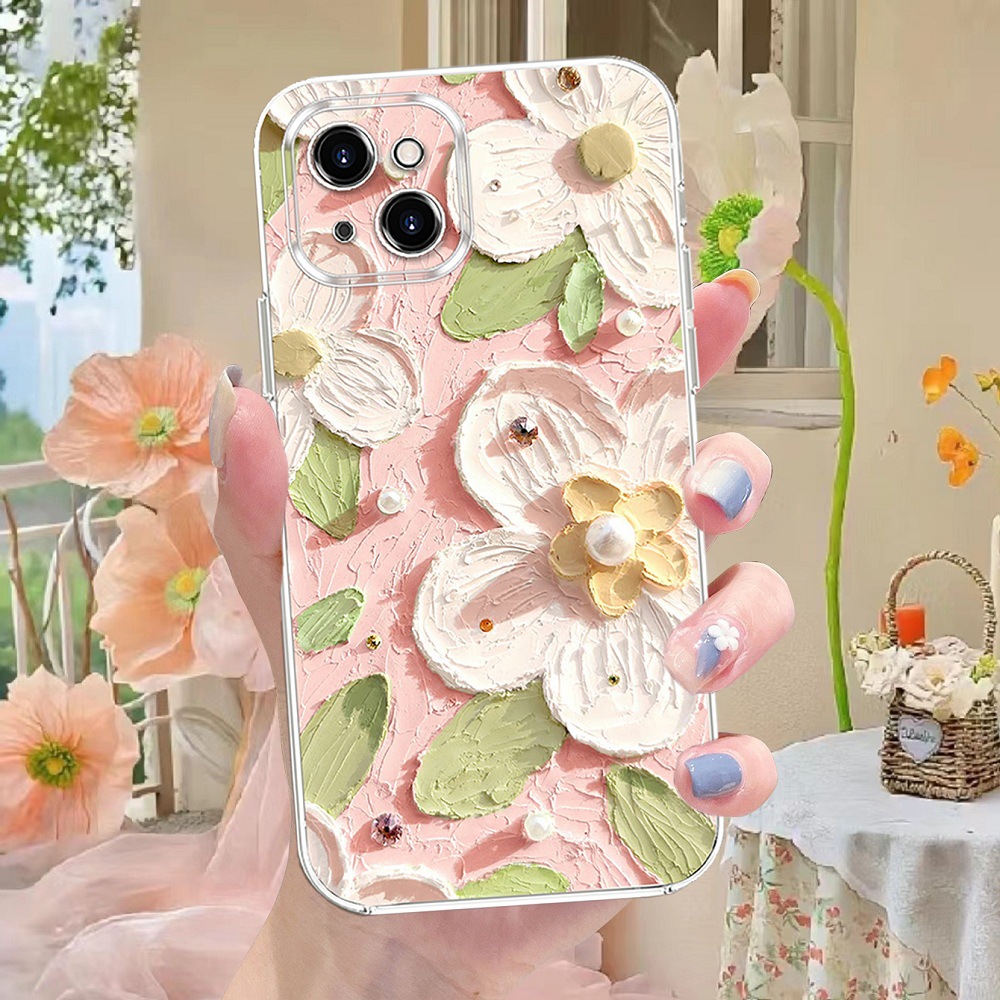 Phone Case 3D Oil Painting Flo - Phone Accessories Box Set avaliação e preço