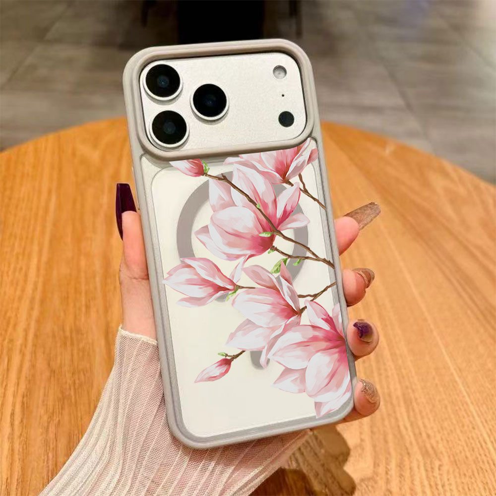 Fashion Flower Magnetic Phone  - Magnetic Phone Case avaliação e preço