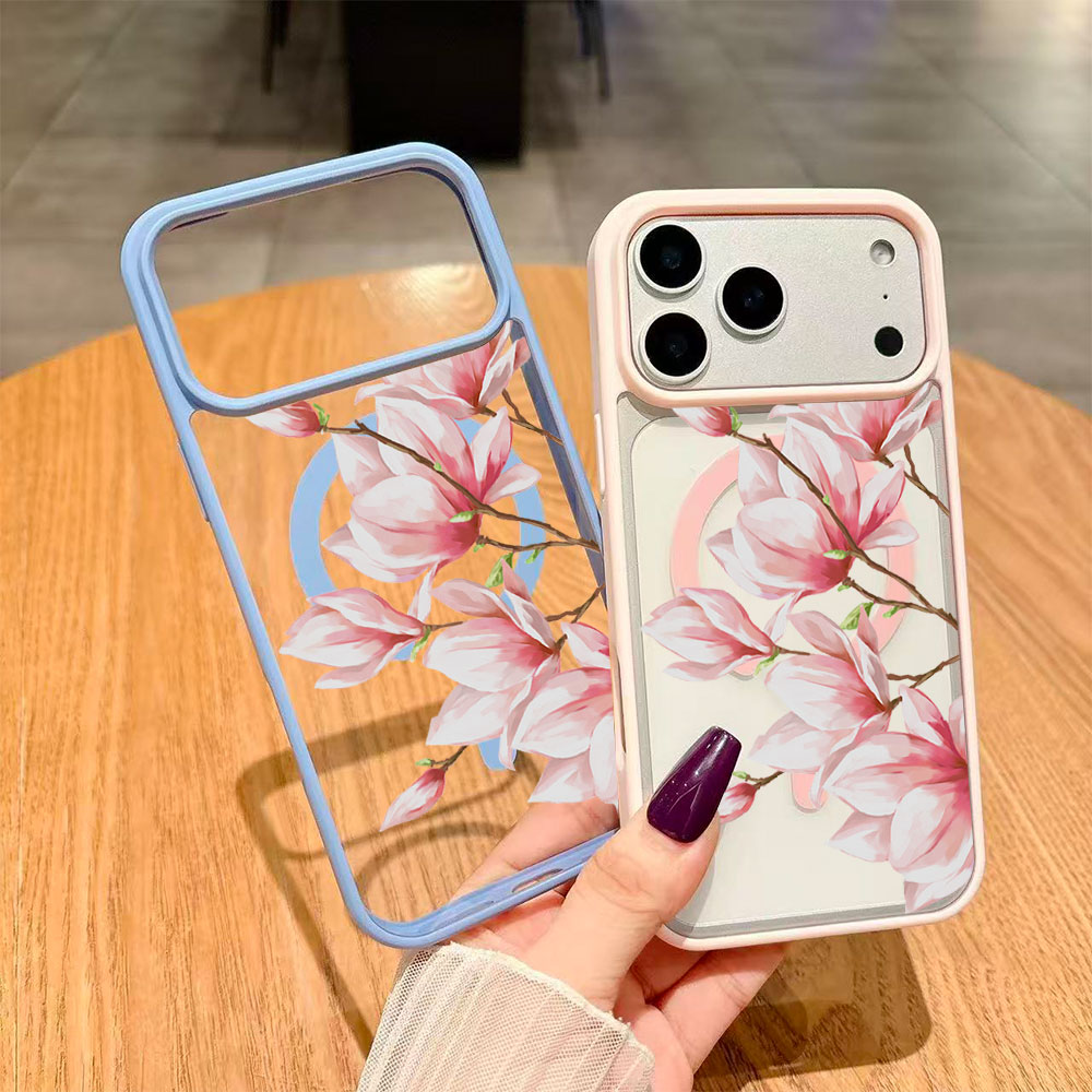 Fashion Flower Magnetic Phone  - Magnetic Phone Case avaliação e preço