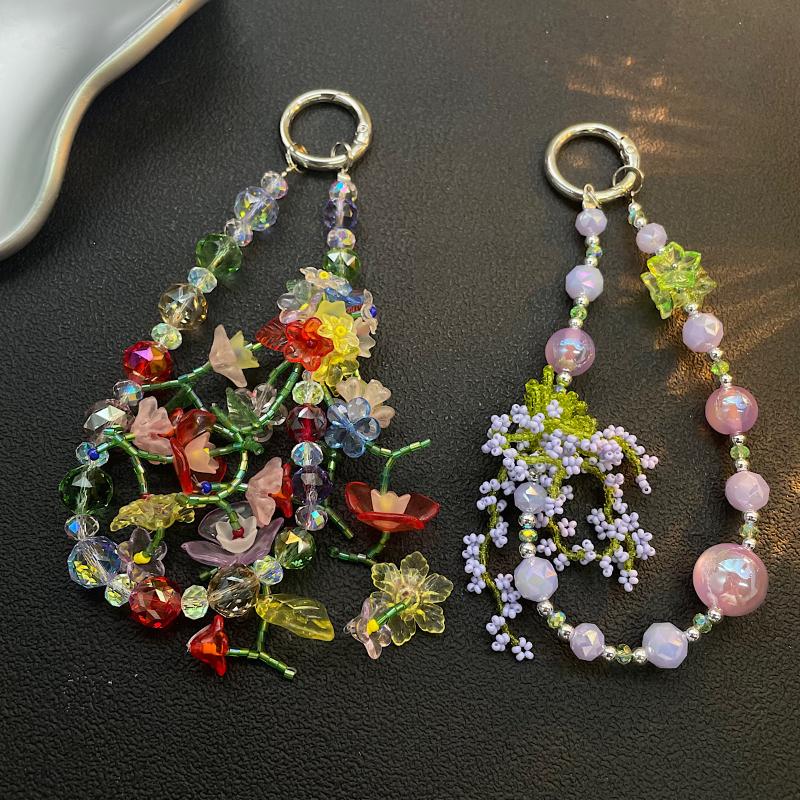 【C】Summer Colorful Beaded Phon - Phone Accessories Types avaliação e preço