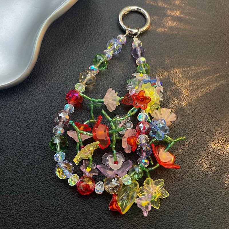【C】Summer Colorful Beaded Phon - Phone Accessories Types avaliação e preço