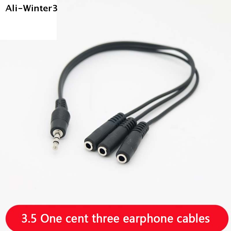 【R】3.5mm 3 Way Port Aux Multi  - Earphone Splitter Jack avaliação e preço