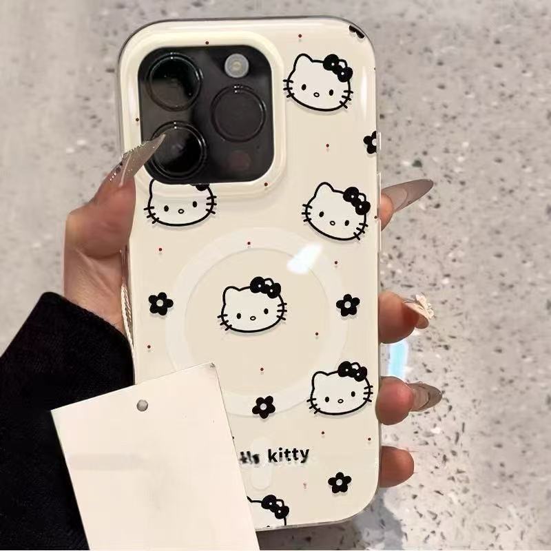 Anime Black Flower Sanrio Hell - Phone Accessories Box Set avaliação e preço