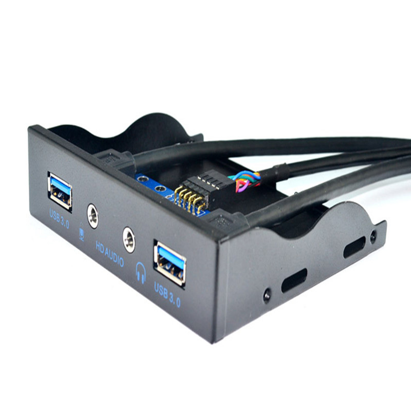 2 Port USB 3.0 Hub Splitter HD - Earphone Splitter Jack avaliação e preço
