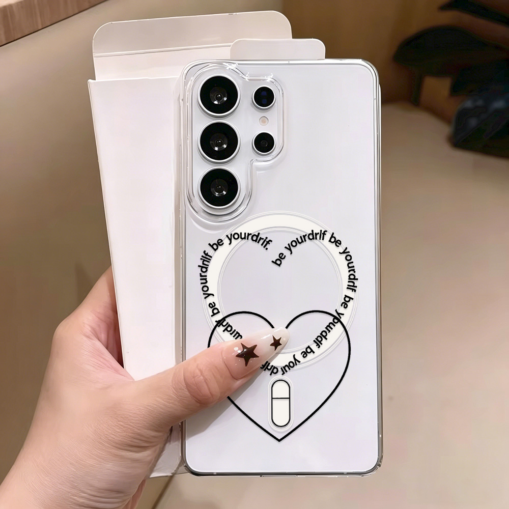 For Magsafe Love Heart Phone C - Magnetic Phone Case avaliação e preço