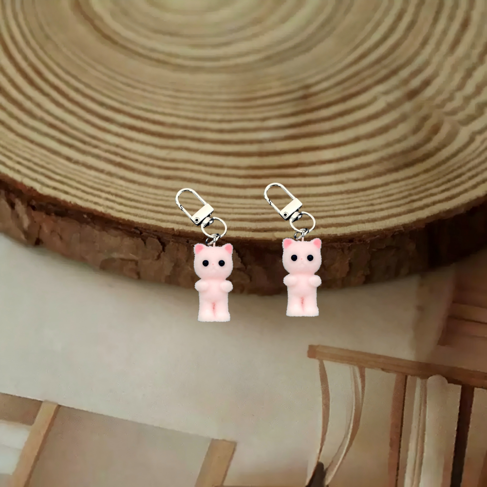 New Trendy Toy Kitten Keychain - Phone Accessories Doll avaliação e preço