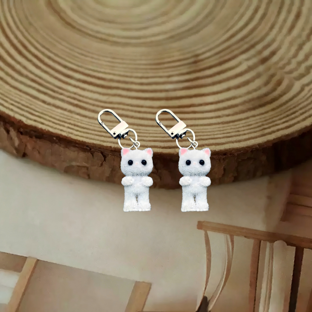 New Trendy Toy Kitten Keychain - Phone Accessories Doll avaliação e preço