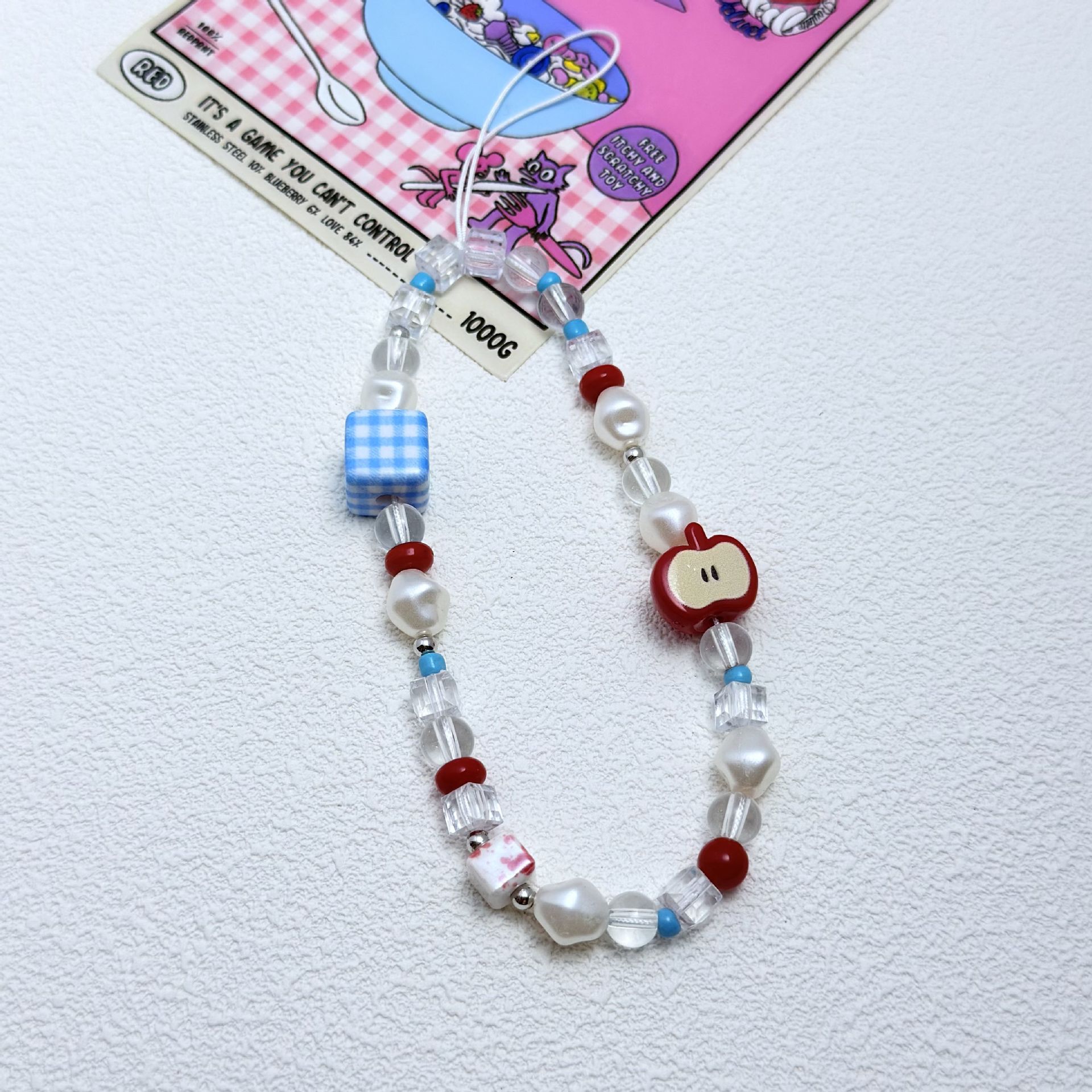Ins Hot Selling Blue Grid Squa - Phone Accessories Doll avaliação e preço