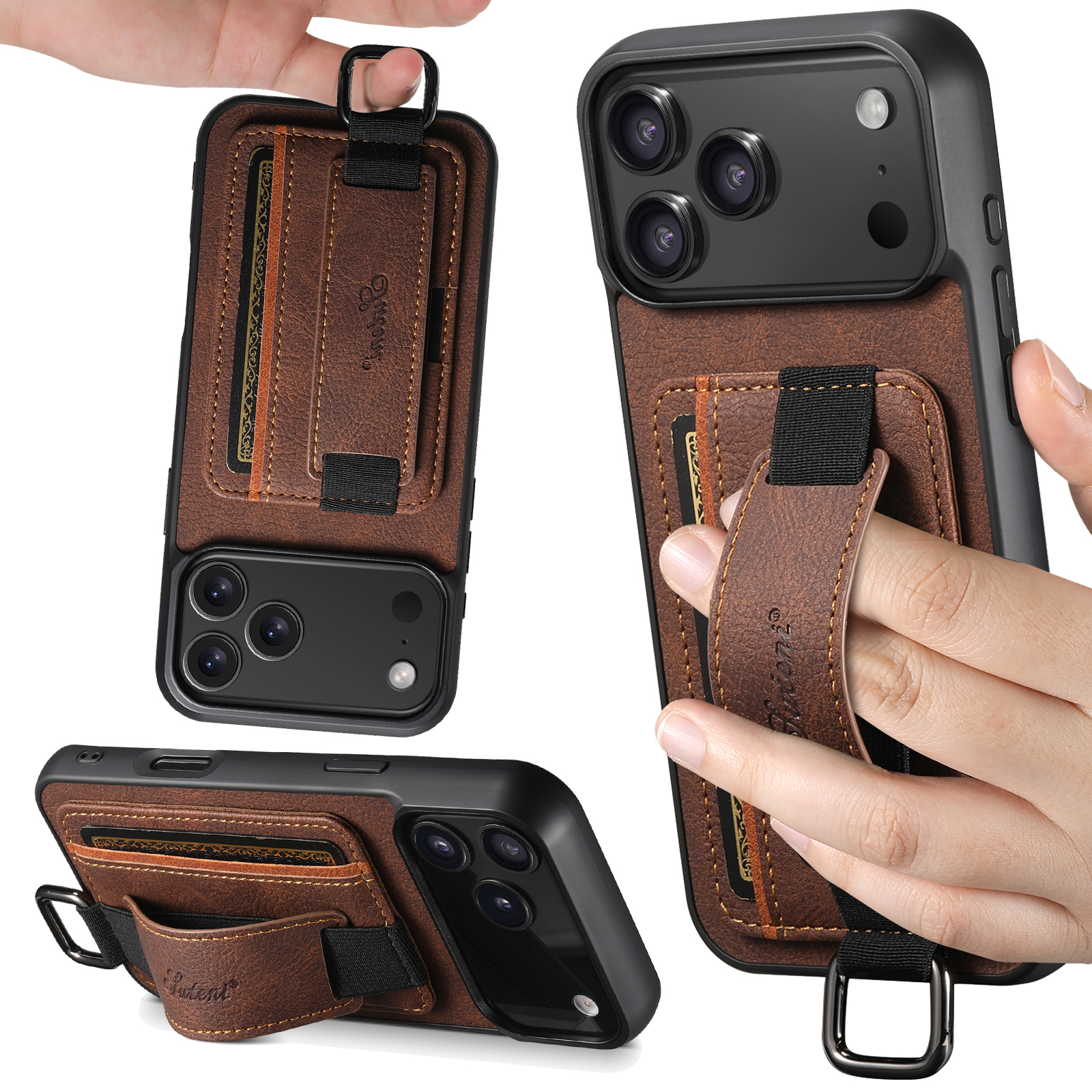 SUTENI Wrist Strap Ring Buckle - Phone Kickstand Ring avaliação e preço