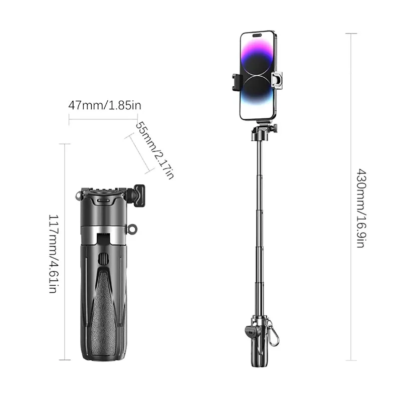 4-in-1 Selfie Stick Tripod wit - Selfie Stick Tripod avaliação e preço