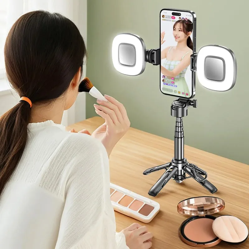 4-in-1 Selfie Stick Tripod wit - Selfie Stick Tripod avaliação e preço