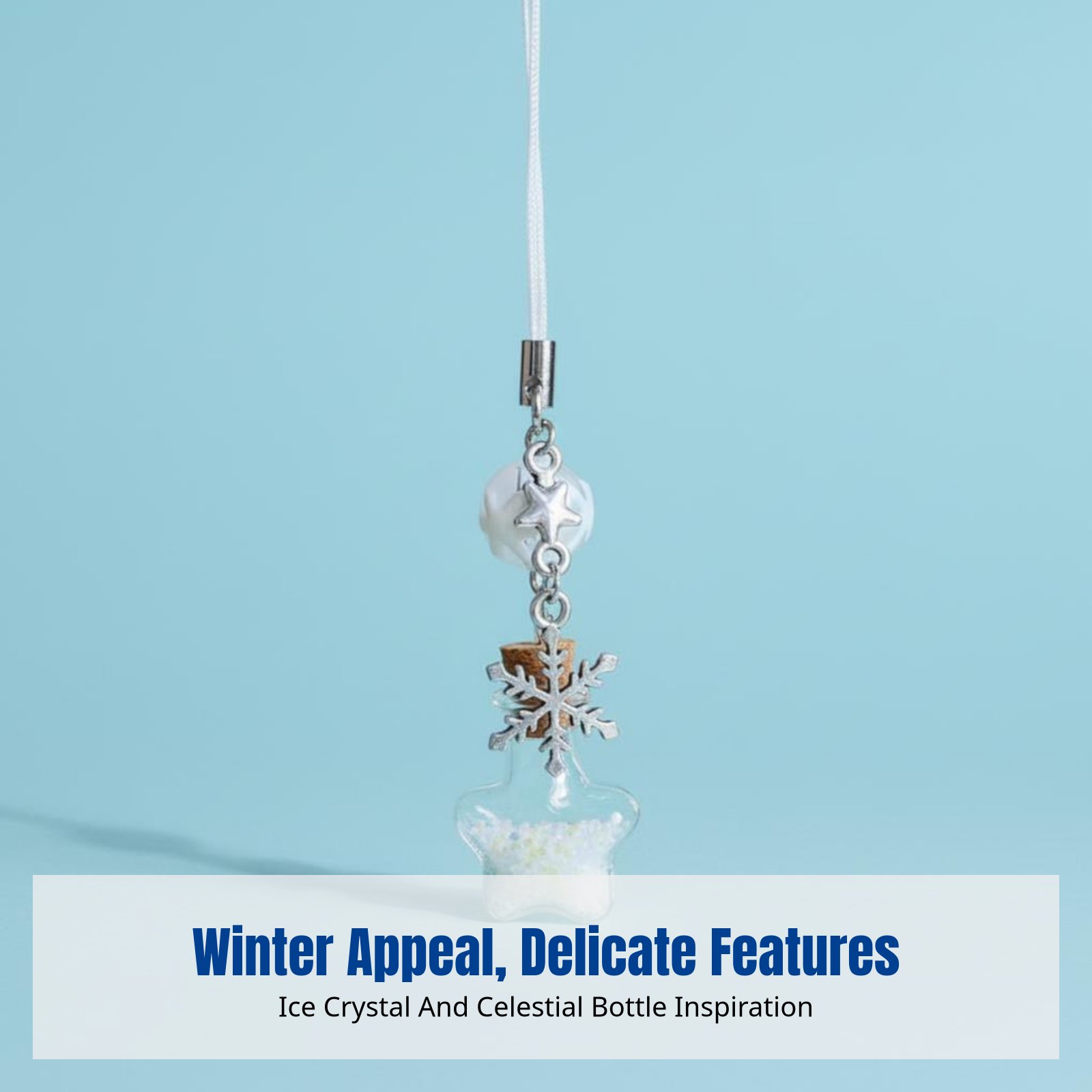 Cute Ice Crystal Wish Bottle K - Phone Accessories Doll avaliação e preço