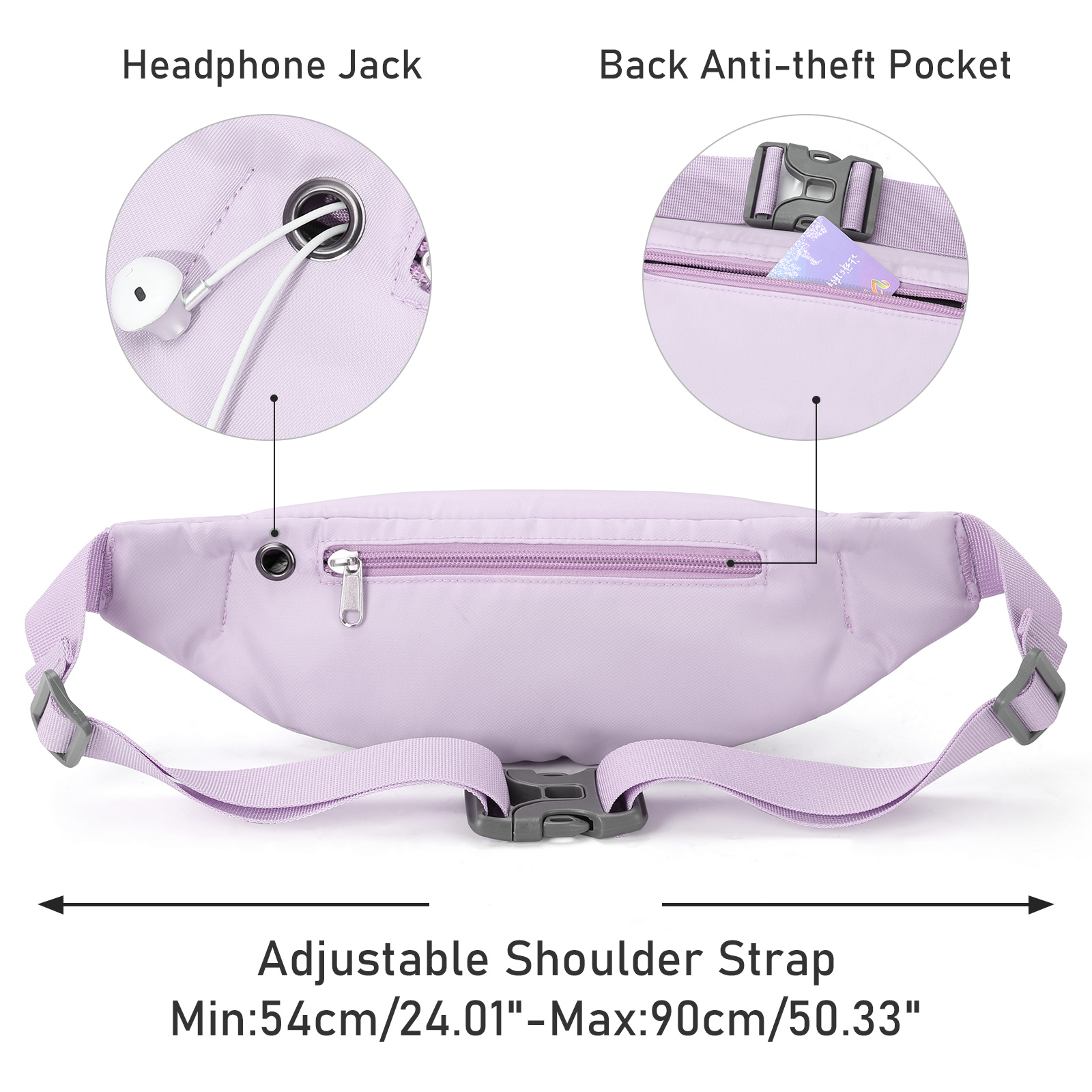 Fashion Running Waist Bag Wate - Phone Accessories For Men avaliação e preço