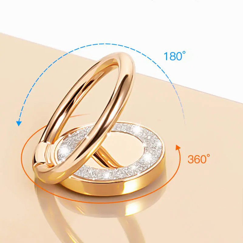 360° Rotatable Metal Ring Phon - Phone Kickstand Ring avaliação e preço