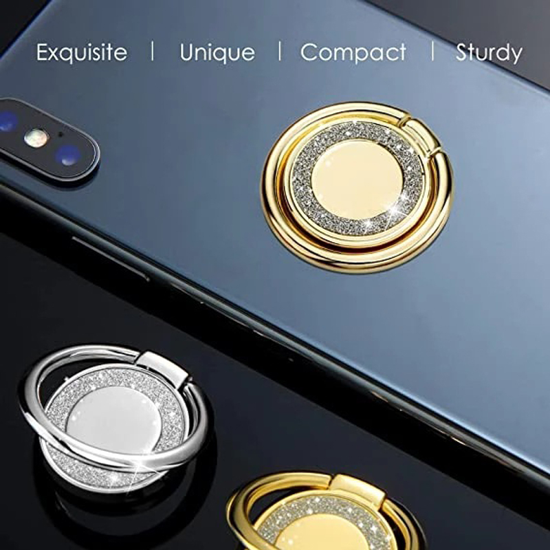 360° Rotatable Metal Ring Phon - Phone Kickstand Ring avaliação e preço