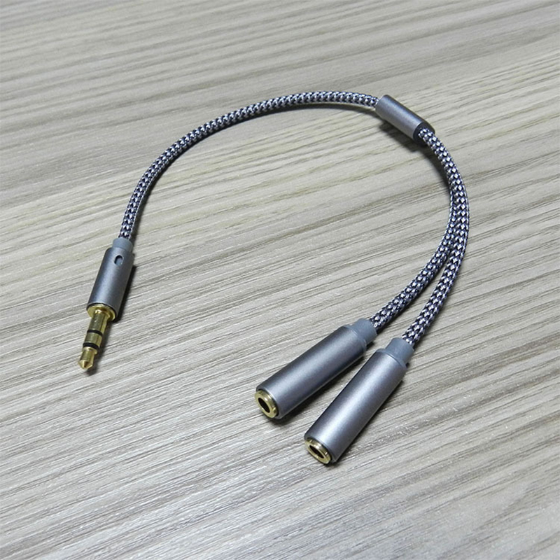1PCS 3.5mm Audio Splitter Y Ja - Earphone Splitter Jack avaliação e preço