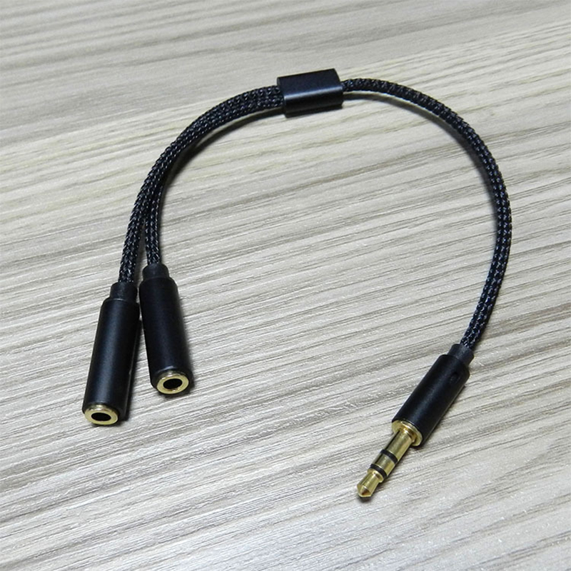 1PCS 3.5mm Audio Splitter Y Ja - Earphone Splitter Jack avaliação e preço
