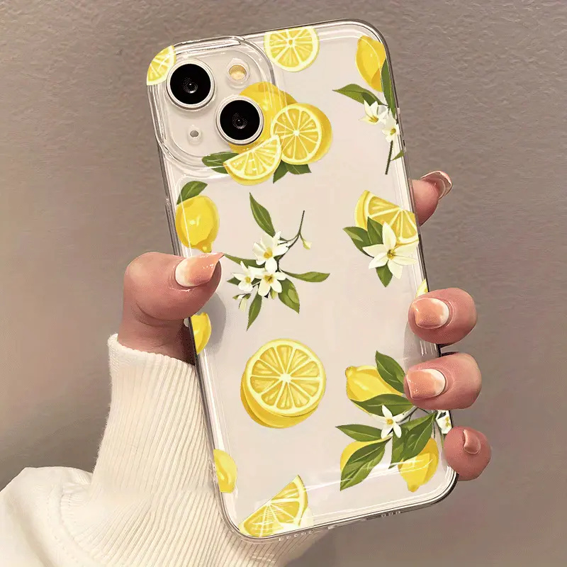 Summer Fruit Lemon Flower Clea - Phone Accessories Samsung avaliação e preço