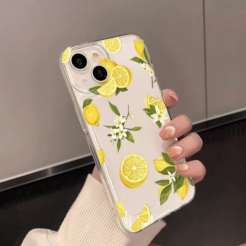Summer Fruit Lemon Flower Clea - Phone Accessories Samsung avaliação e preço