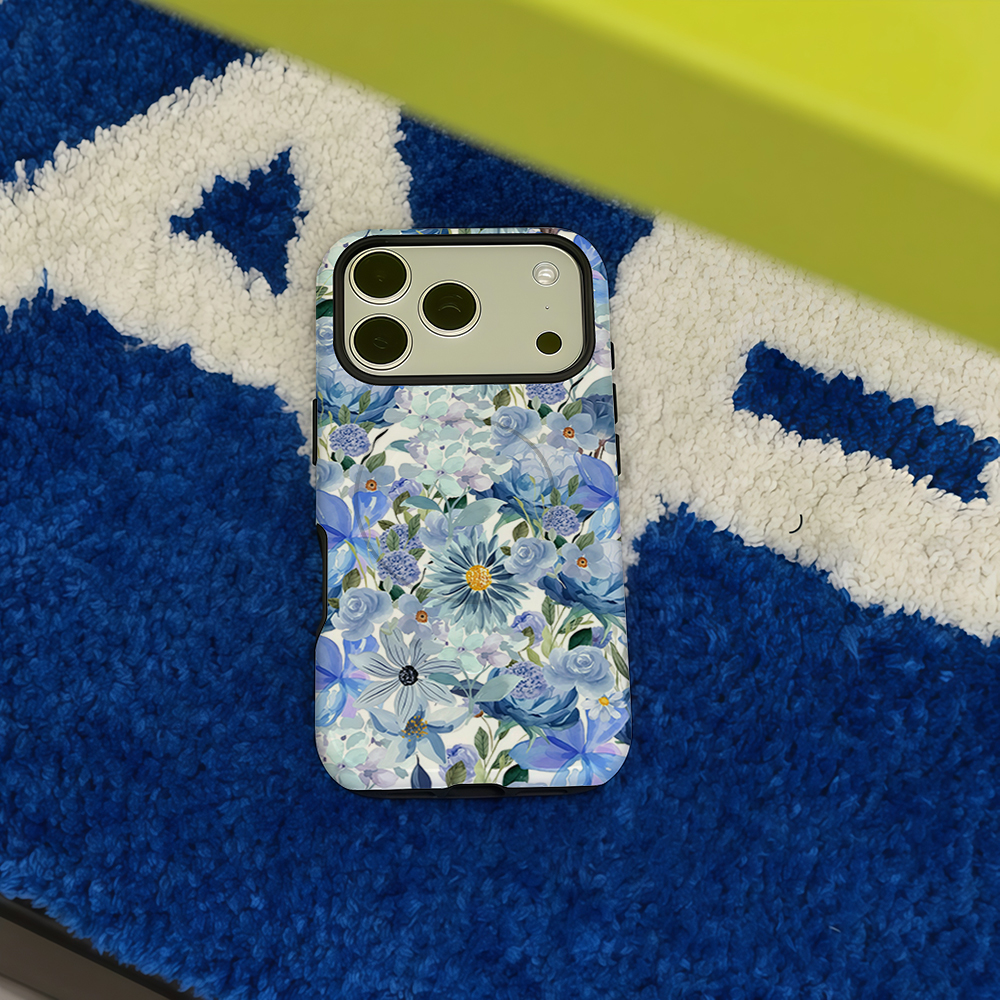 Watercolor Blue Floral Phone C - Magnetic Phone Case avaliação e preço