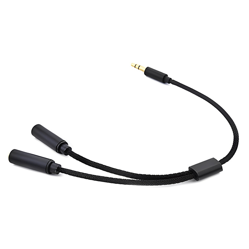 3.5mm Audio Splitter Y Jack 1  - Earphone Splitter Jack avaliação e preço