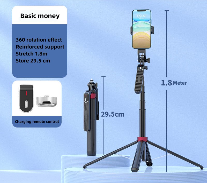 Hot Selling P180 BT Remote Con - Selfie Stick Tripod avaliação e preço