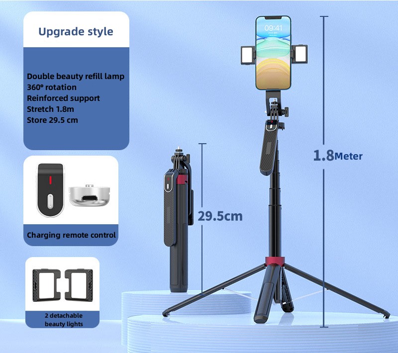 Hot Selling P180 BT Remote Con - Selfie Stick Tripod avaliação e preço