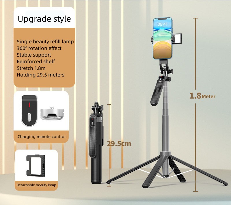 Hot Selling P180 BT Remote Con - Selfie Stick Tripod avaliação e preço