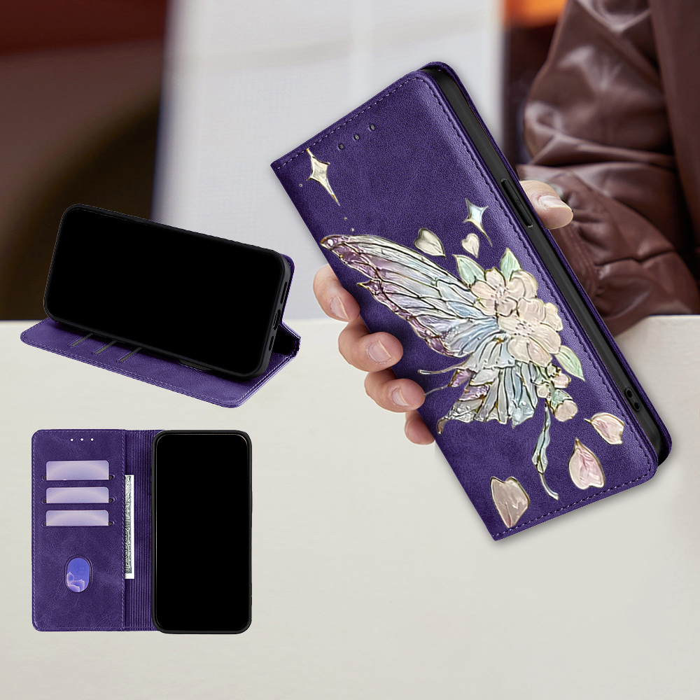 Painted Magnetic Flip Leather  - Phone Accessories Samsung avaliação e preço
