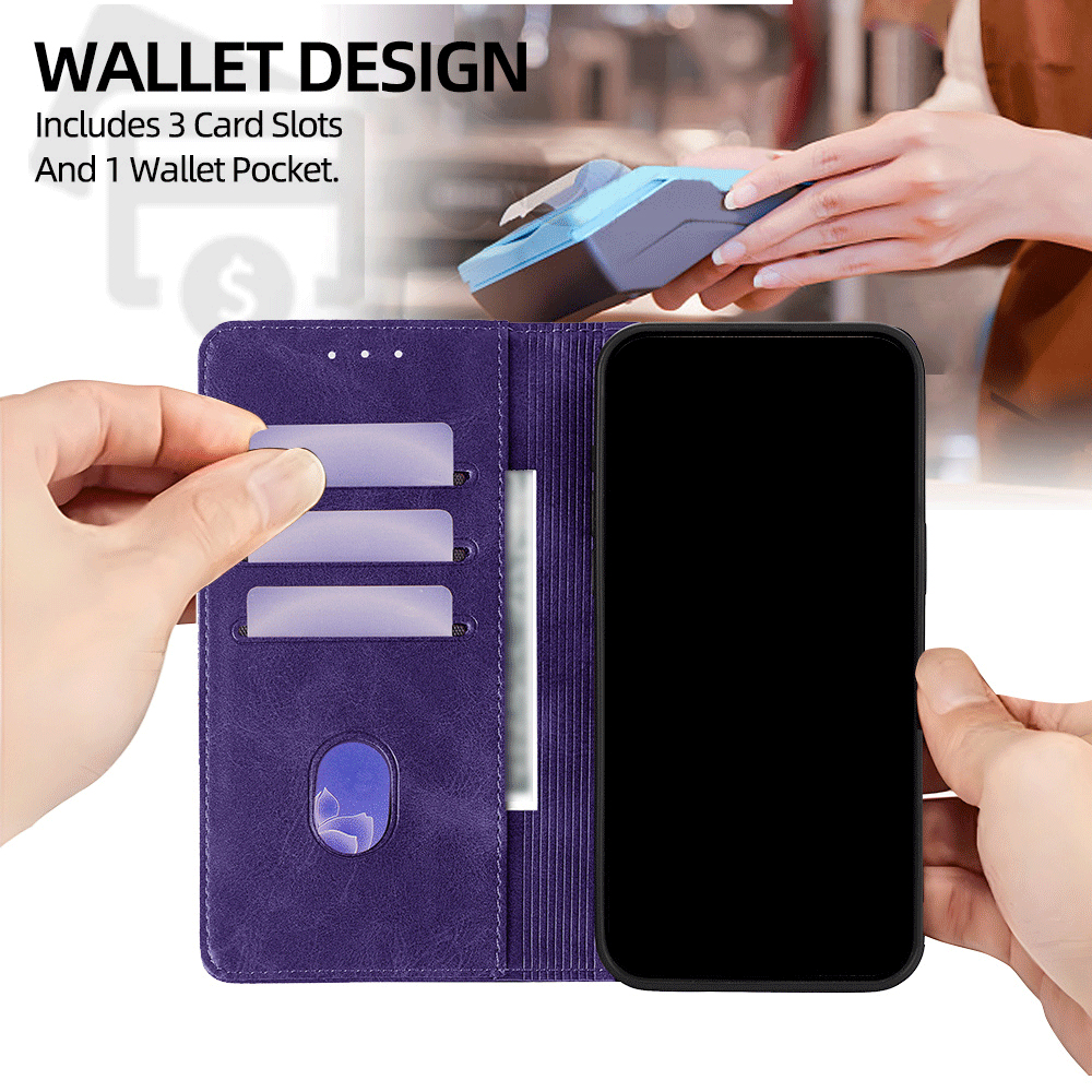 Painted Magnetic Flip Leather  - Phone Accessories Samsung avaliação e preço