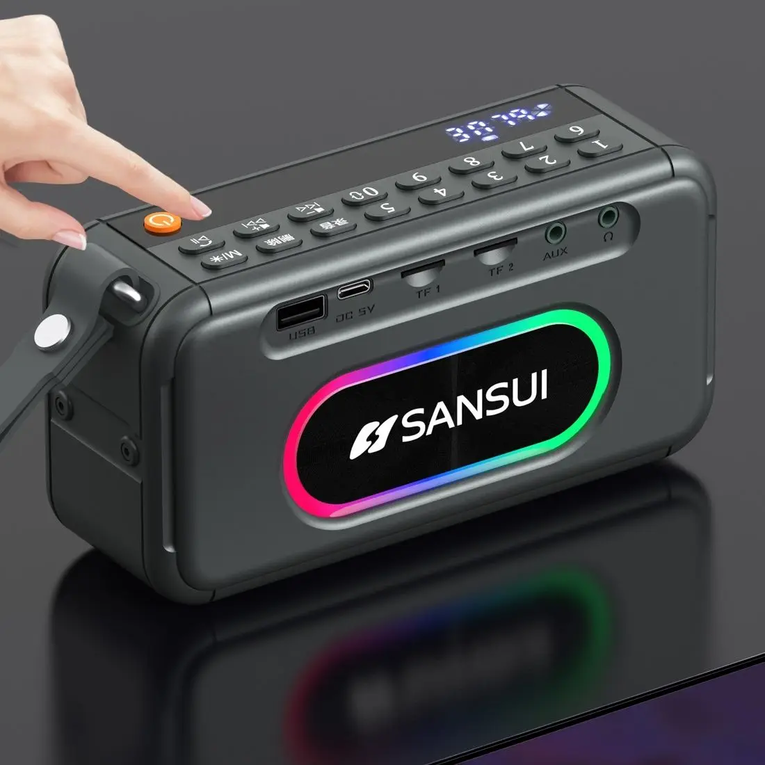 New Sansui F30 Retro Radio Wir - Retro Handset Phone avaliação e preço