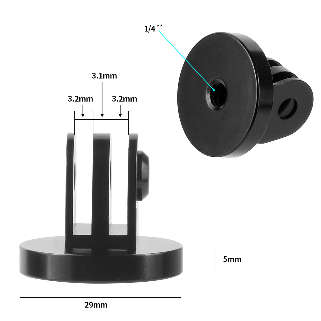 For Gopro Tripod Mount Adapter - Selfie Stick Tripod avaliação e preço