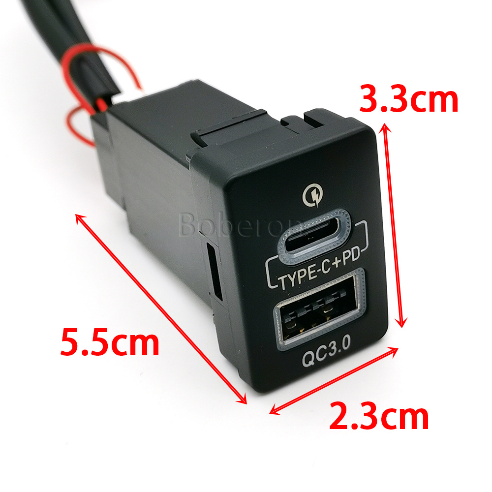 Blue LED QC3.0 USB Car Dual Ch - Phone Accessories Types avaliação e preço