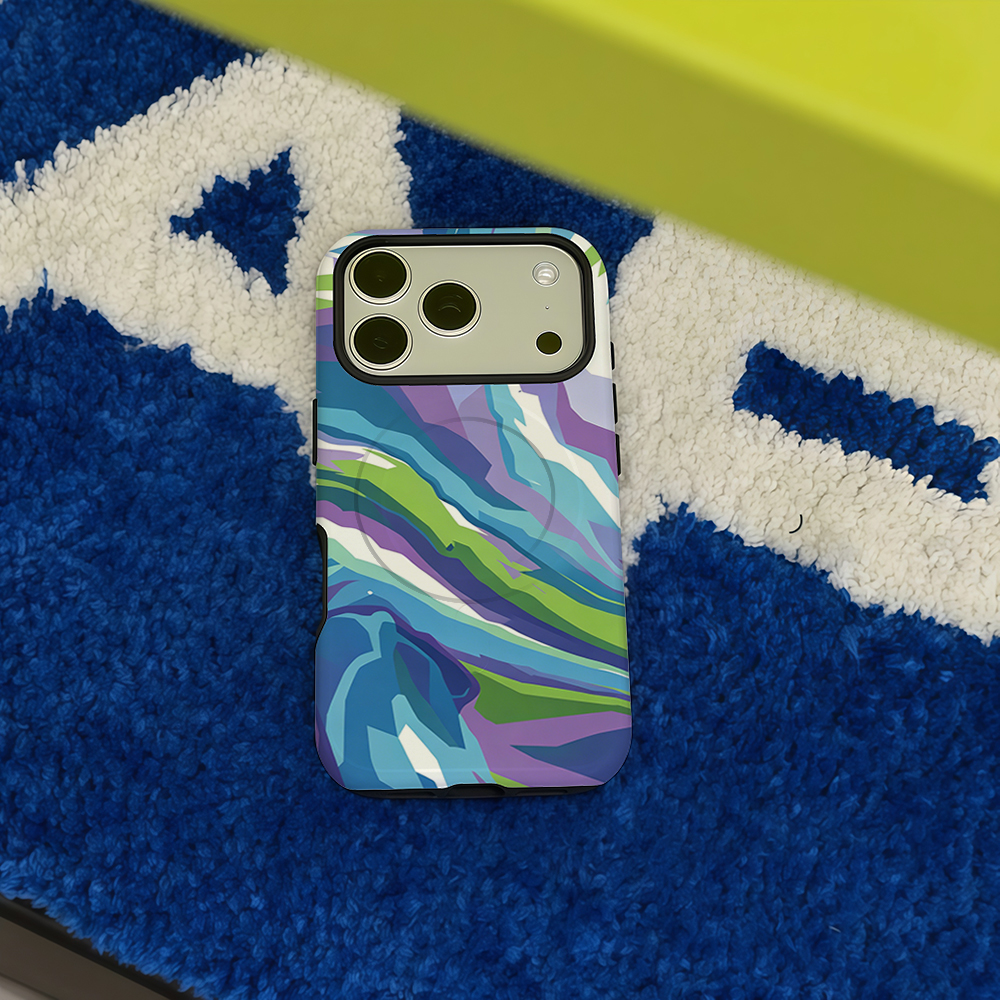 Pastel Abstract Wave Art Phone - Magnetic Phone Case avaliação e preço